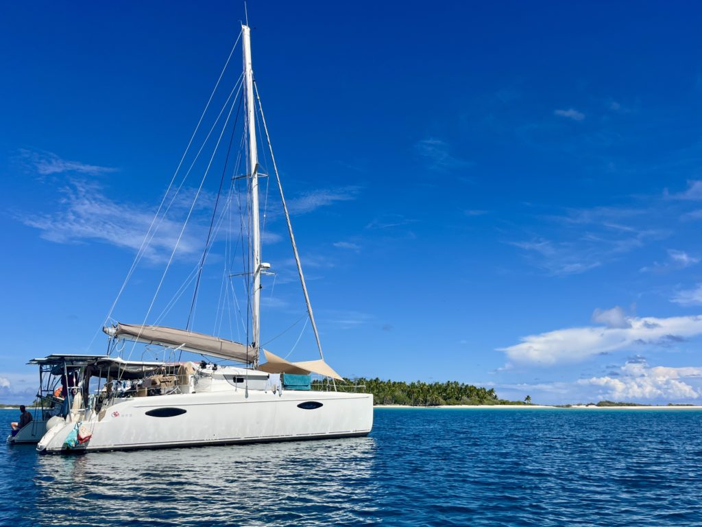 Croisière pêche en polynésie, le paradis en catamaran